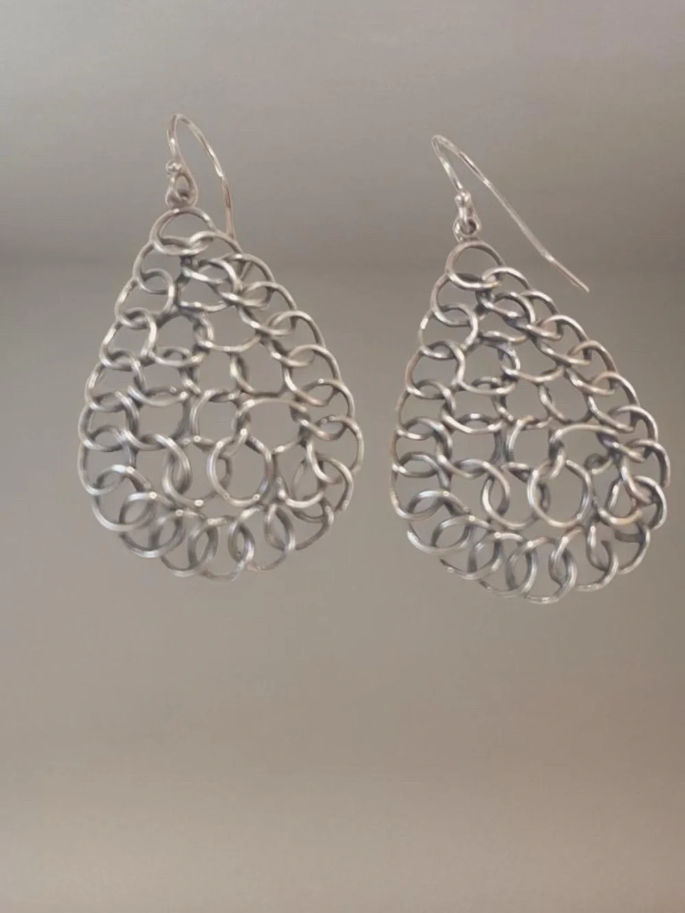 Silpada Teardrop Mesh Dangle Earrings W1519